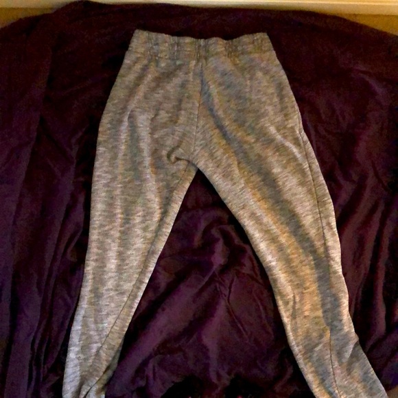 New look grey zippered sweatpants! - Picture 2 of 2